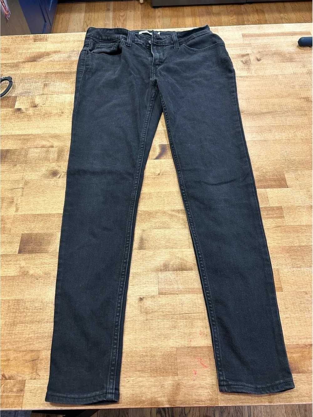 Levi's 535 Super Skinny Black Jeans Size 31 womens pants